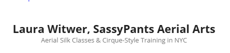 Sassypants aerial arts, llc (laura witwer) - north america yellow pages